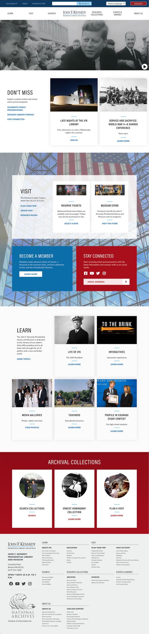 Screenshot of Integrating an Enterprise Digital Asset Management System for a Presidential Library project